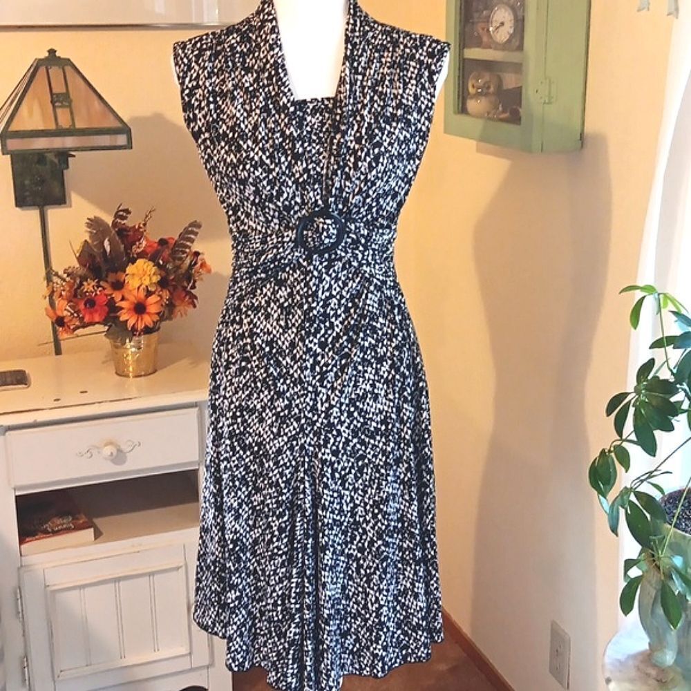 Volume One Soft Knit Dress Career Professional